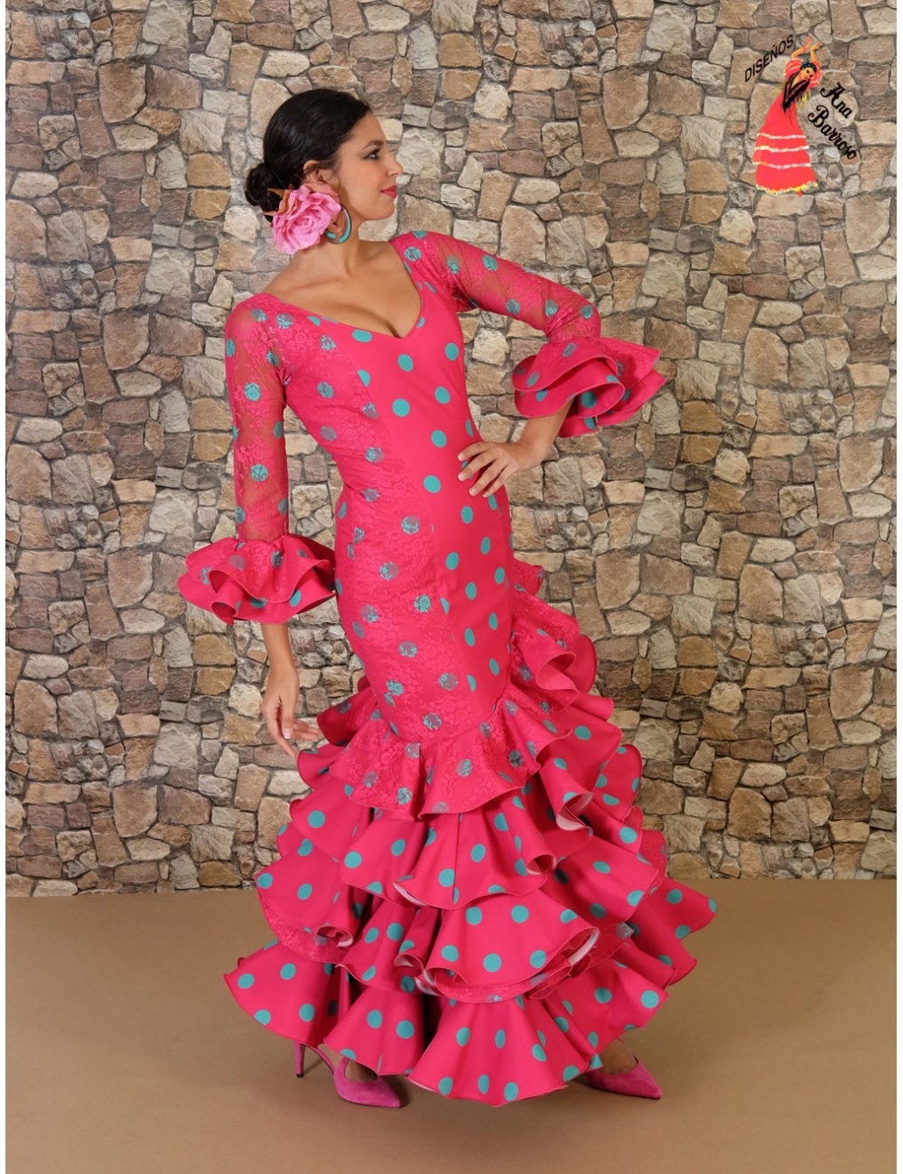 Templado desencadenar cobre Vestido Largo Flamenca